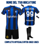 Completo Inter ufficiale Bastoni 95 replica 2022-2023 